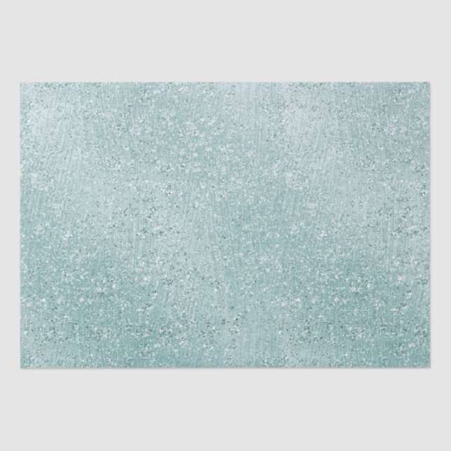 Papel De Seda Aqua Glitzy Ombre (Anverso)