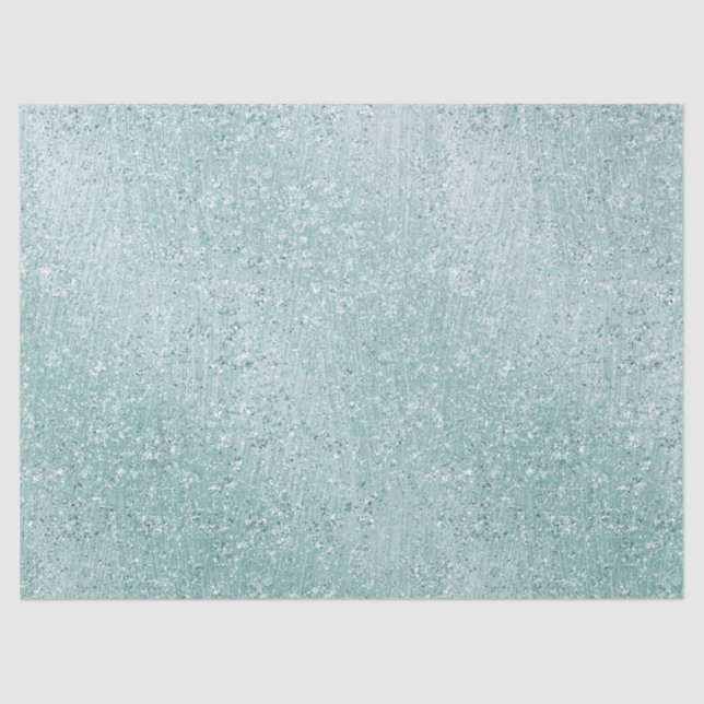 Papel De Seda Aqua Glitzy Ombre (Anverso)