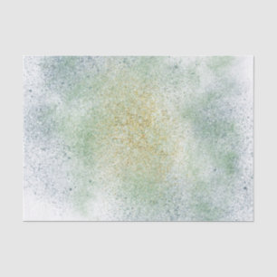 Papel De Seda Aqua Gold Blue Dream