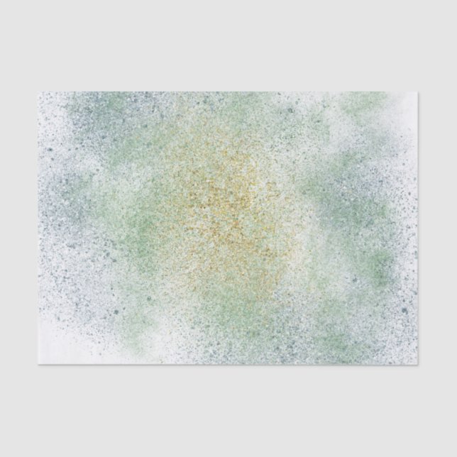 Papel De Seda Aqua Gold Blue Dream (Anverso)