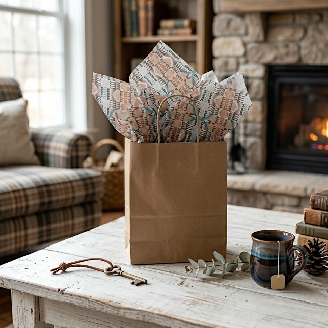 Papel De Seda Aqua Turquoise Taupe Verde azulado Mosaico Gris Ne (Subido por el creador)