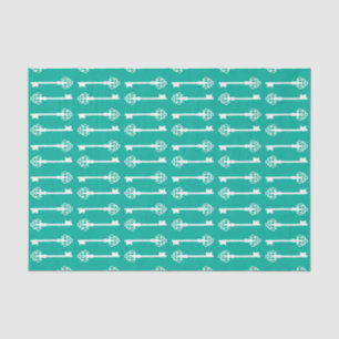 Papel De Seda Aqua Victorian Keys