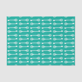 Papel De Seda Aqua Victorian Keys