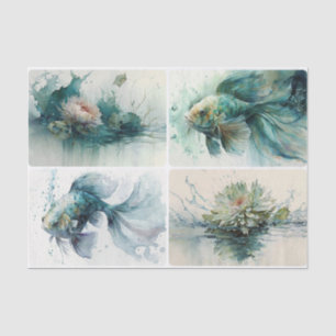 Papel De Seda Aqua World