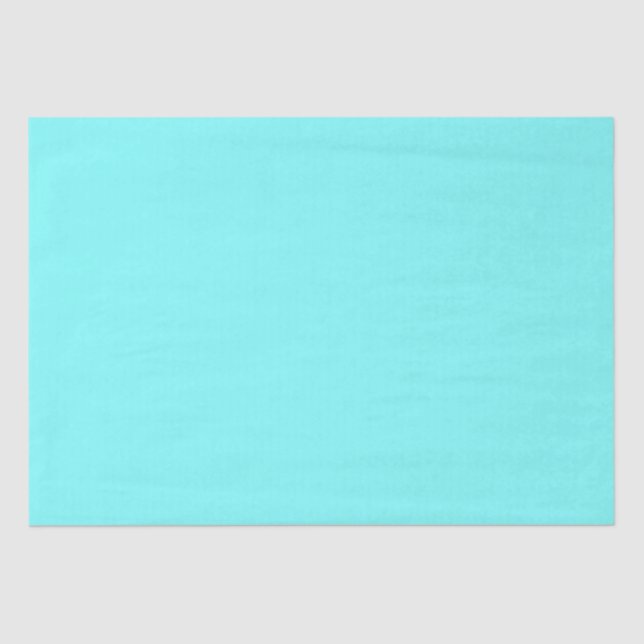 Papel De Seda Aquamarina (color sólido) (Anverso)