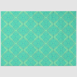 Papel De Seda Arabesco suave - Patrón geométrico marino