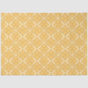 Papel De Seda Arabesco suave - Patrón geométrico neutro de miel