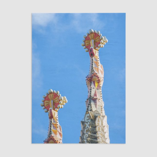Papel De Seda Arañas de La Sagrada Familia en Barcelona, España (Subido por el creador)