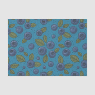 Papel De Seda Arándanos azules