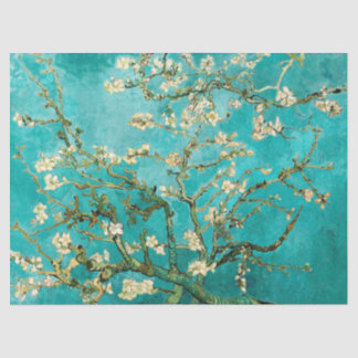 Papel De Seda Árbol de almendra floral Van Gogh