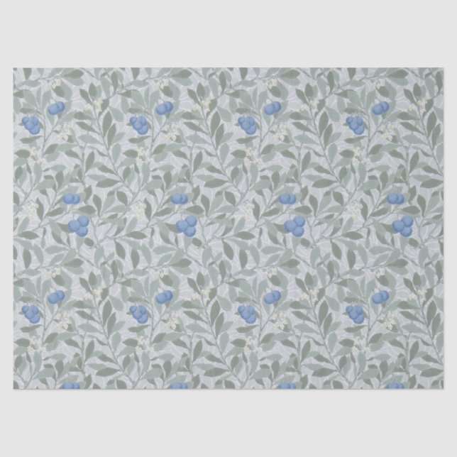 Papel De Seda Árbol de Arándanos, William Morris (Anverso)