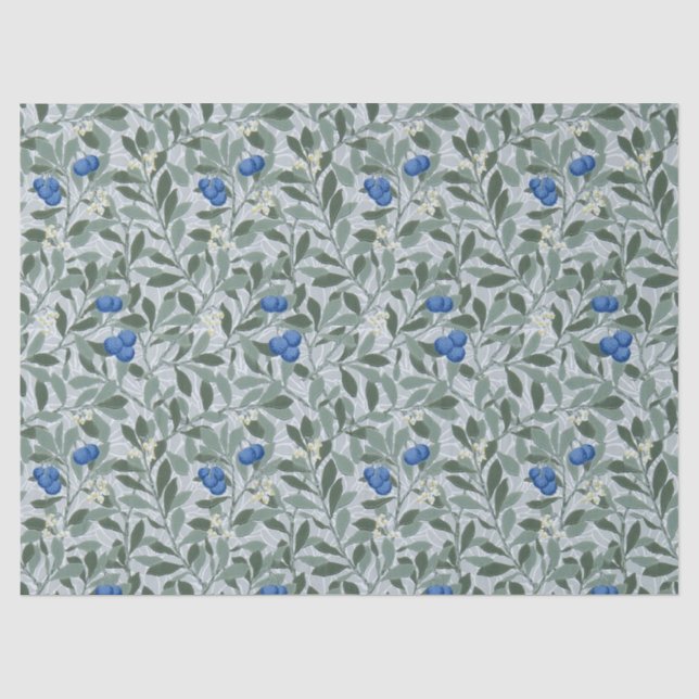 Papel De Seda Árbol de arándanos, William Morris (Anverso)