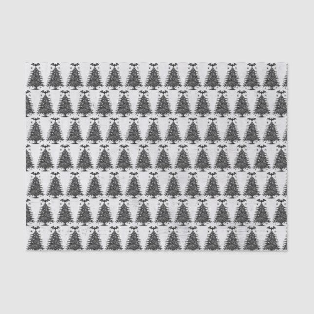 Papel De Seda Árbol de bata de vacaciones (Anverso)