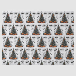 Papel De Seda Árbol de calabaza festivo