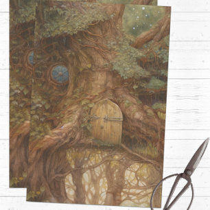 Papel De Seda Árbol de Cuento de Hadas