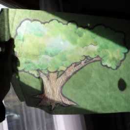 Papel De Seda Árbol de la Tierra del árbol de la vida más grande