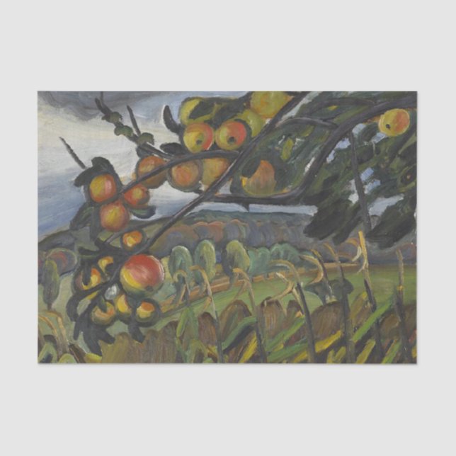 Papel De Seda Árbol de manzanas por Prudence Heward (Anverso)