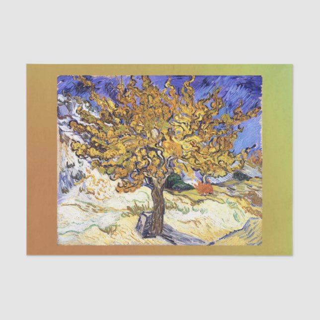 Papel De Seda Árbol de mora, Vincent van Gogh (Anverso)