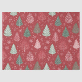 Papel De Seda Árbol de Navidad