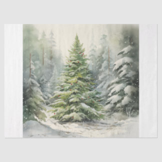 Papel De Seda Árbol de Navidad