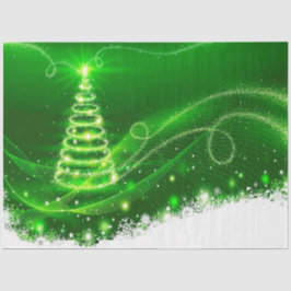 Papel De Seda Árbol de Navidad