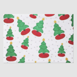 Papel De Seda Árbol de Navidad