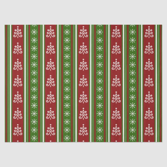Papel De Seda Árbol de Navidad (Anverso)