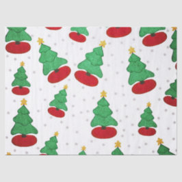 Papel De Seda Árbol de Navidad