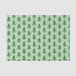Papel De Seda Árbol de Navidad Art Déco