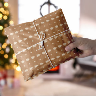 Papel De Seda Árbol de Navidad Boho