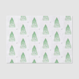 Papel De Seda Árbol de Navidad con luces