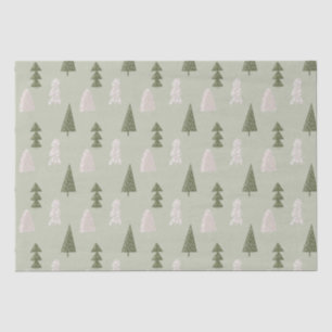 Papel De Seda Árbol de Navidad de Woodland