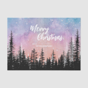 Papel De Seda Árbol de navidad Madera árbol de escritura de grad