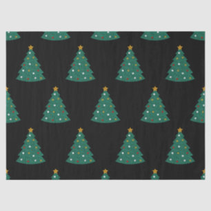 Papel De Seda Árbol de Navidad purpurina