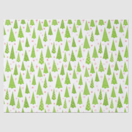 Papel De Seda Árbol de navidad retro de Starburst