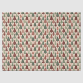 Papel De Seda Árbol de Navidad Rústico