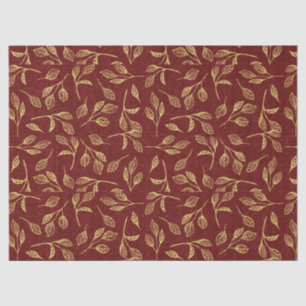 Papel De Seda Árbol de Navidad Victoriano Moderno Rosa Borgoña D