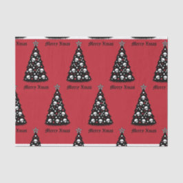 Papel De Seda Árbol de navidades oscuras