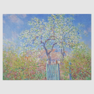 Papel De Seda Árbol de peras en la flor - Claude Monet