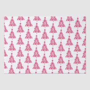 Papel De Seda Árbol de vacaciones de Navidades rosados
