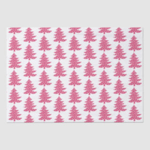 Papel De Seda Árbol de vacaciones de Navidades rosados