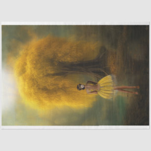 Papel De Seda Árbol etéreo, Ballerina de pie, amarillo vibrante