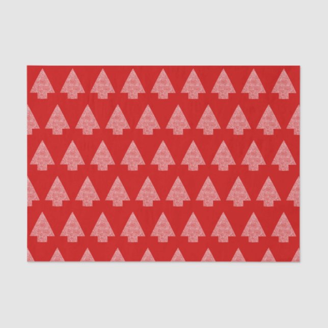 Papel De Seda Árbol Pino Moderno (Anverso)