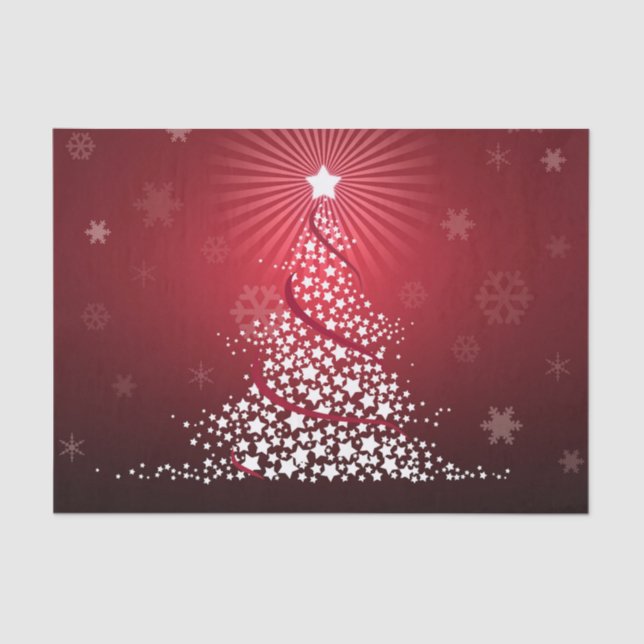 Papel De Seda Árbol y nieve 2 (Anverso)