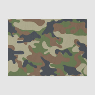 Papel De Seda Arbolado Camo