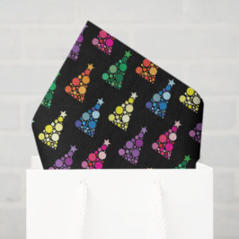 Papel De Seda Árboles Brillantes
