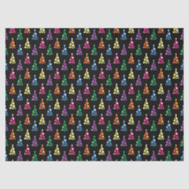 Papel De Seda Árboles Brillantes