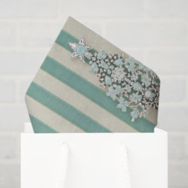 Papel De Seda Árboles de cristal rayados Seaoam