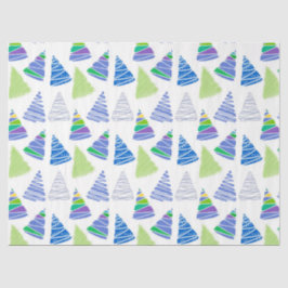 Papel De Seda Árboles de Navidad