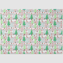 Papel De Seda Árboles de Navidad